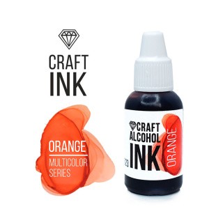Алкогольные чернила апельсин (Orange) 20 мл, Craft Alcohol INK