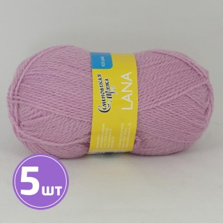 Пряжа Семеновская Lana (11808), астра NEW 5 шт. по 50 г Пряжа Семеновская Lana (11808), астра NEW 5 шт. по 50 г