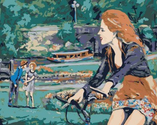 Картина по номерам «Прогулка на велосипеде» Картина по номерам «Прогулка на велосипеде»
