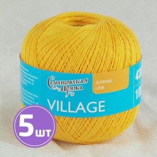 Пряжа Семеновская Village (31663), дыня 5 шт. по 100 г Пряжа Семеновская Village (31663), дыня 5 шт. по 100 г