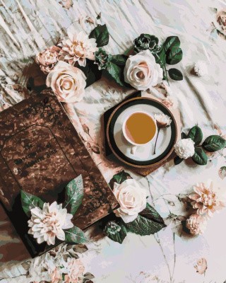 Картина по номерам «Утренний чай» Картина по номерам «Утренний чай»