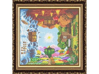 Рисунок на ткани «Времена года»