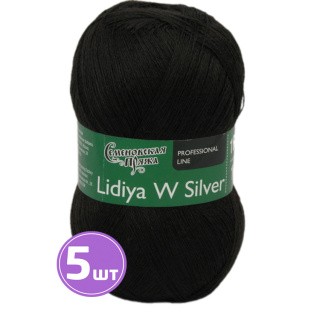 Пряжа Семеновская Lidiya W silver (191109), махагон, 5 шт. по 100 г Пряжа Семеновская Lidiya W silver (191109), махагон, 5 шт. по 100 г