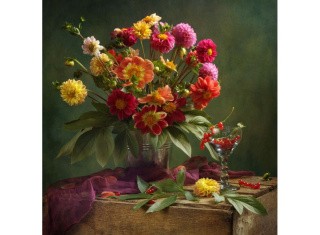 Набор вышивки бисером «Садовые цветы» Набор вышивки бисером «Садовые цветы»