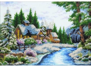 Набор вышивки бисером «Очарование зимы» Набор вышивки бисером «Очарование зимы»