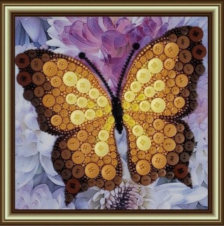 Набор вышивки бисером «Бабочка» Набор вышивки бисером «Бабочка»