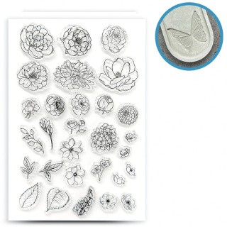 Силиконовые вкладыши с цветами №12 Силиконовые вкладыши с цветами №12