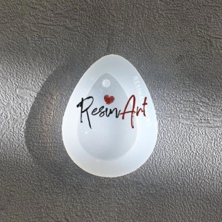 Кулон капля - Силиконовый молд, ResinArt Кулон капля - Силиконовый молд, ResinArt