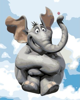 Картина по номерам «Летающий слон»