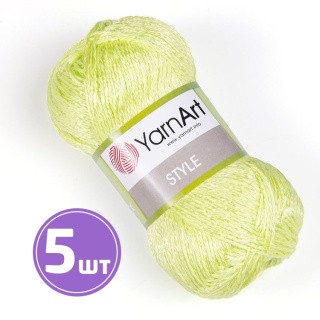Пряжа YarnArt Style (662), лайм, 5 шт. по 50 г Пряжа YarnArt Style (662), лайм, 5 шт. по 50 г