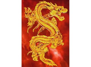 Набор вышивки бисером «Восточный дракон»