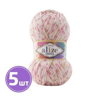 Пряжа ALIZE VERONA COLORMIX (7698), мультиколор, 5 шт. по 100 г