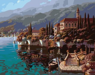 Картина по номерам «Итальянский прованс» Картина по номерам «Итальянский прованс»