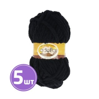 Пряжа Adelia DOLLY (02), черный, 5 шт. по 100 г Пряжа Adelia DOLLY (02), черный, 5 шт. по 100 г