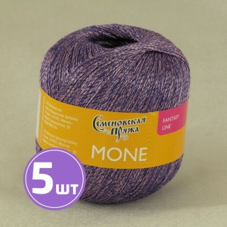 Пряжа Семеновская пряжа Mone (15789), фиолетовый-розовый, 5 шт. по 100 г Пряжа Семеновская пряжа Mone (15789), фиолетовый-розовый, 5 шт. по 100 г