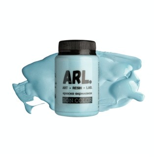 Краска акриловая ARL BON COLOR Пыльно-голубой 100 мл, Art Resin LAB