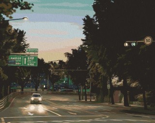 Картина по номерам «Вечер в Бангкоке» Картина по номерам «Вечер в Бангкоке»