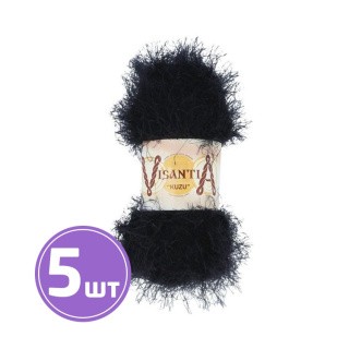 Пряжа Visantia KUZU (15), черный, 5 шт. по 100 г Пряжа Visantia KUZU (15), черный, 5 шт. по 100 г