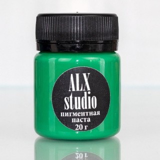 Краситель для эпоксидной смолы зеленый, 20 г, ALX Studio