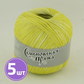 Пряжа Семеновская Test 86 (18095), хрупкий росток, 5 шт. по 100 г Пряжа Семеновская Test 86 (18095), хрупкий росток, 5 шт. по 100 г