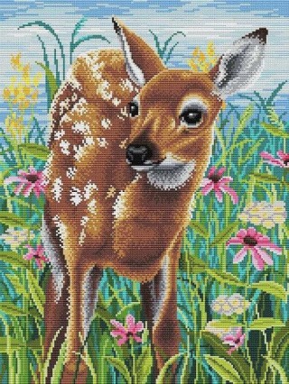 Рисунок на ткани «В цветении дивных трав»