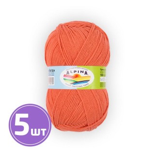 Пряжа Alpina VERA (40), оранжевый, 5 шт. по 100 г Пряжа Alpina VERA (40), оранжевый, 5 шт. по 100 г