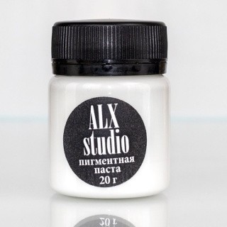 Краситель для эпоксидной смолы белый, 20 г, ALX Studio