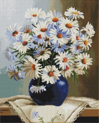 Алмазная вышивка «Ромашки» Алмазная вышивка «Ромашки»