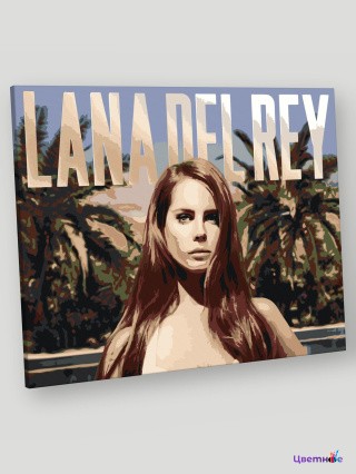 Картина по номерам «Lana Del Rey Лана Дель Рей: Обложка альбома 2»
