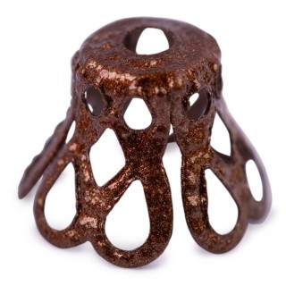 Розетка для бус 8 мм, цвет: под медь, 5 шт., Zlatka Розетка для бус 8 мм, цвет: под медь, 5 шт., Zlatka