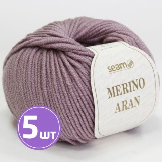 Пряжа SEAM Merino Aran (10), светлый коваль, 5 шт. по 50 г