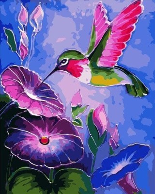 Картина по номерам «Колибри» Картина по номерам «Колибри»
