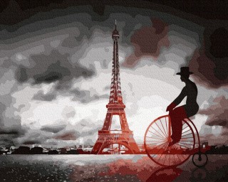 Картина по номерам «Ретро-Париж»