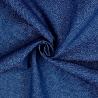 Ткань Джинс, 1 м х 150 см, 115 г/м², цвет: синий, TBY