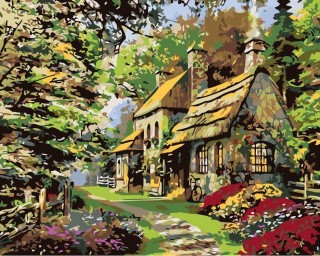 Картина по номерам «Загородная усадьба» Картина по номерам «Загородная усадьба»