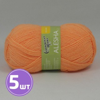 Пряжа Семеновская Alesha (655), ярко-оранжевый, 5 шт. по 50 г Пряжа Семеновская Alesha (655), ярко-оранжевый, 5 шт. по 50 г