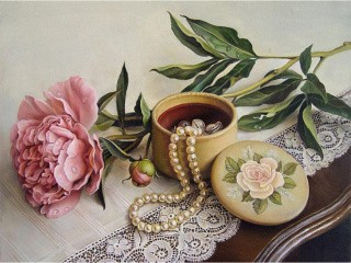 Набор вышивки бисером «Пион» Набор вышивки бисером «Пион»