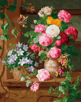 Картина по номерам «Бал цветов»