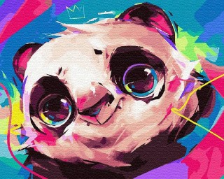 Картина по номерам «Мими-панда»