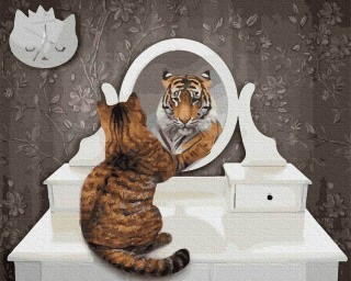 Картина по номерам «Отражение» Картина по номерам «Отражение»