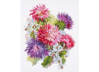 Набор для вышивания «Астры» Набор для вышивания «Астры»