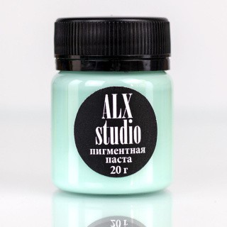 Краситель для эпоксидной смолы светло-зеленый, 20 г, ALX Studio