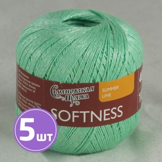 Пряжа Семеновская Softness (30899), весна 5 шт. по 100 г Пряжа Семеновская Softness (30899), весна 5 шт. по 100 г