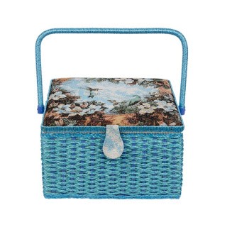 Шкатулка для швейных принадлежностей «Колибри в цветах» Шкатулка для швейных принадлежностей «Колибри в цветах»