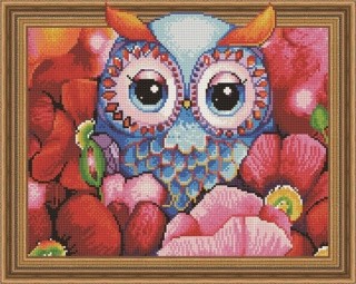 Алмазная вышивка «Совёнок» Алмазная вышивка «Совёнок»