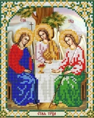 Рисунок на ткани «Святая Троица»