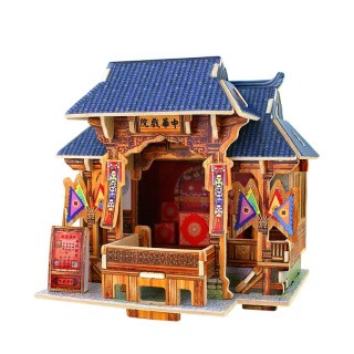 3D-пазл Театр, серия «Домики Китая», 34 элемента, REZARK