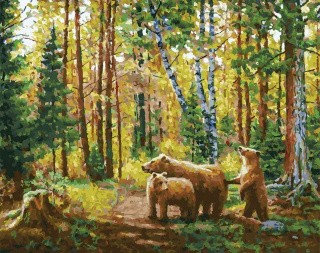 Картина по номерам «Хранители леса»