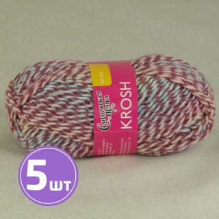 Пряжа Семеновская Krosh (4548), брусничный-мультиколор 5 шт. по 50 г Пряжа Семеновская Krosh (4548), брусничный-мультиколор 5 шт. по 50 г