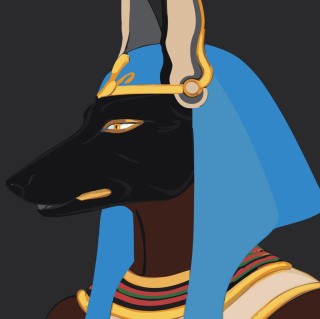 Картина по номерам «Египетский бог» Картина по номерам «Египетский бог»